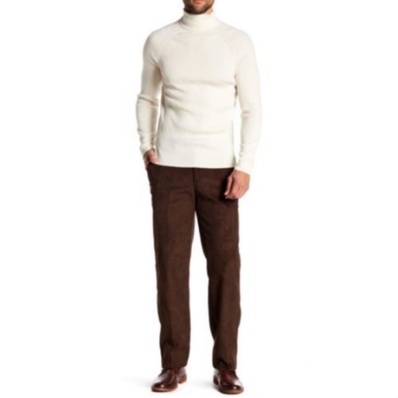 Peter Millar Nanoluxe Corduroy Brown Pants - 35x29 - Picture 15 of 15